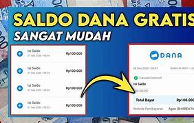 Saldo Gratis Hari Ini